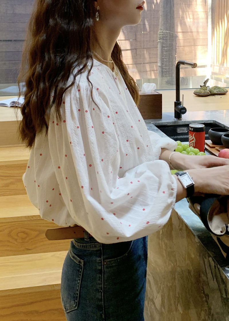 A Vintage Style Shirt with Delicate Timeless Details