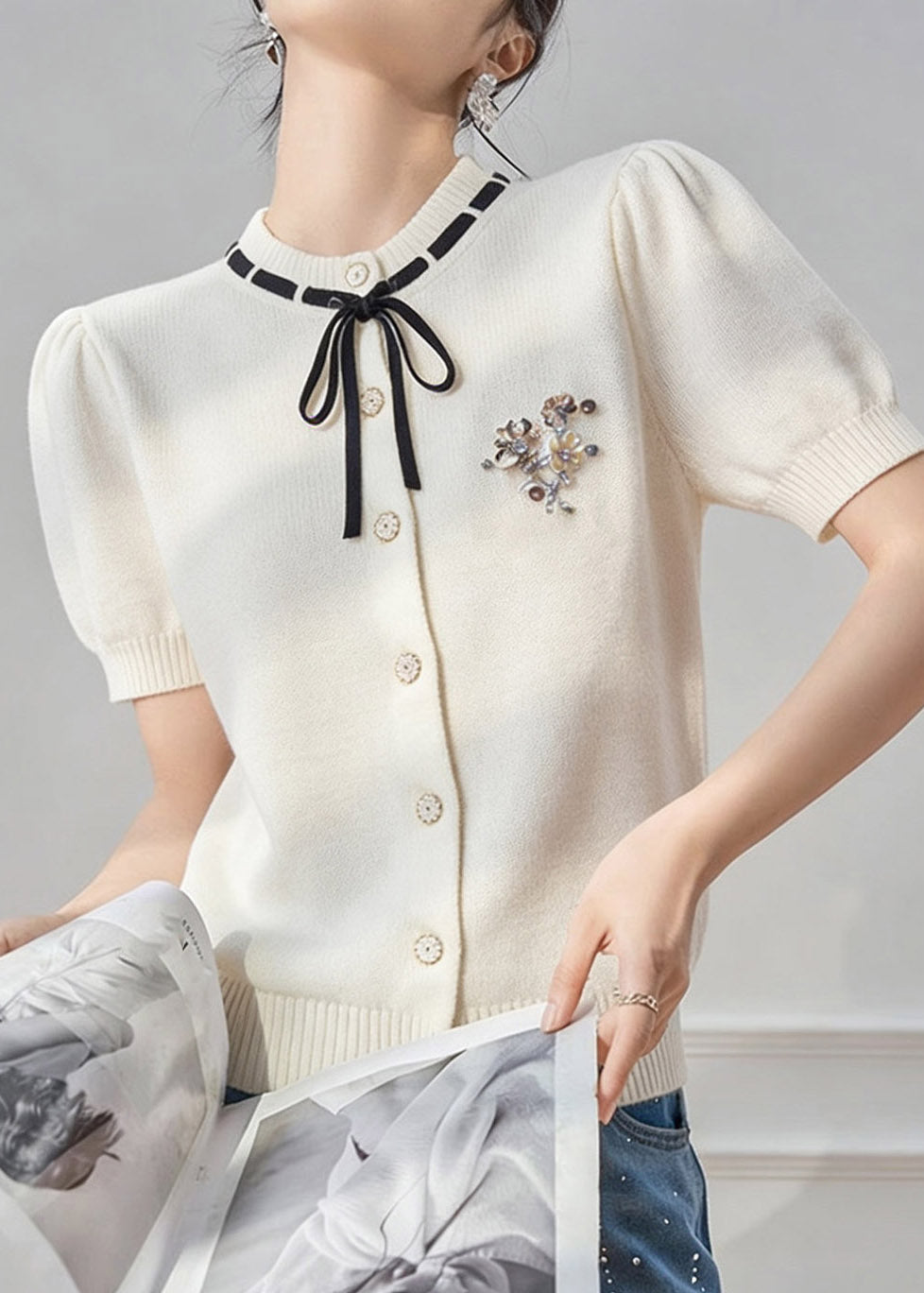 Vintage Inspired Top with a Contemporary Edge