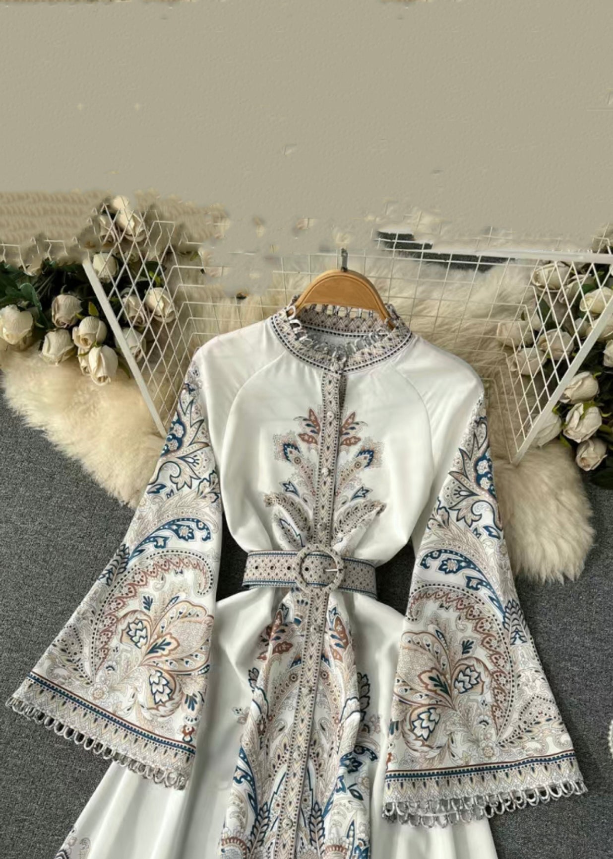 A Vintage Style Dress with Delicate Timeless Details