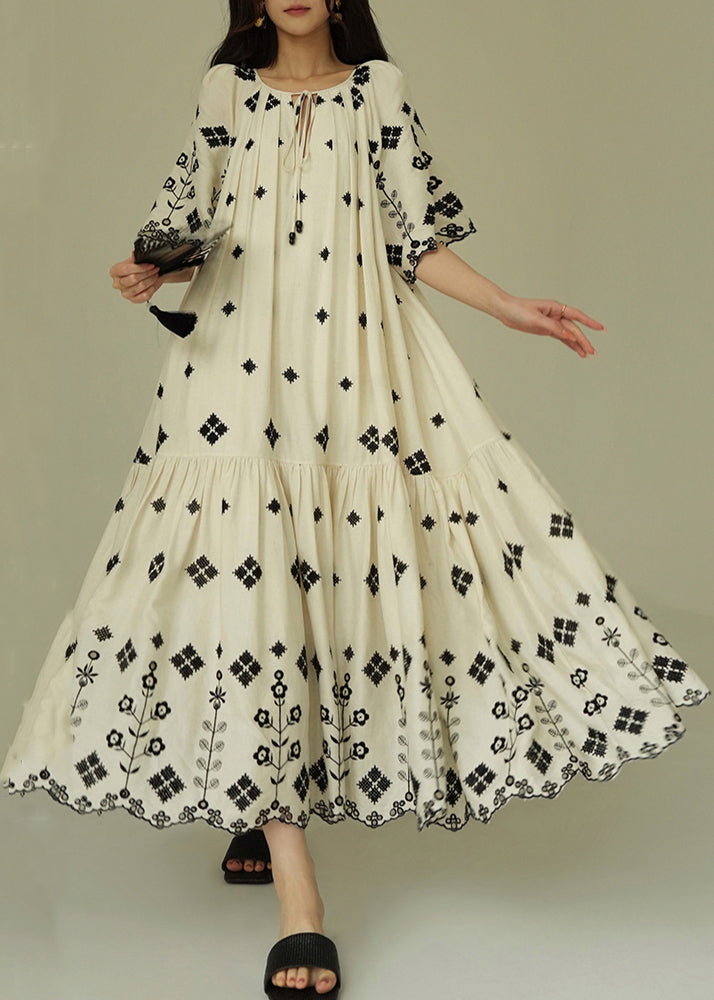 A Vintage Style Dress with Delicate Timeless Details