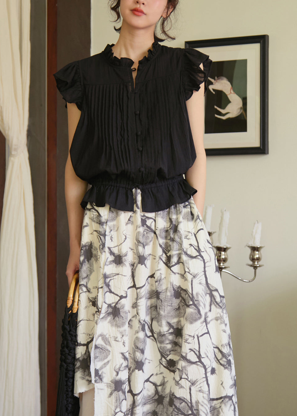 A Vintage Style Blouse with Delicate Timeless Details