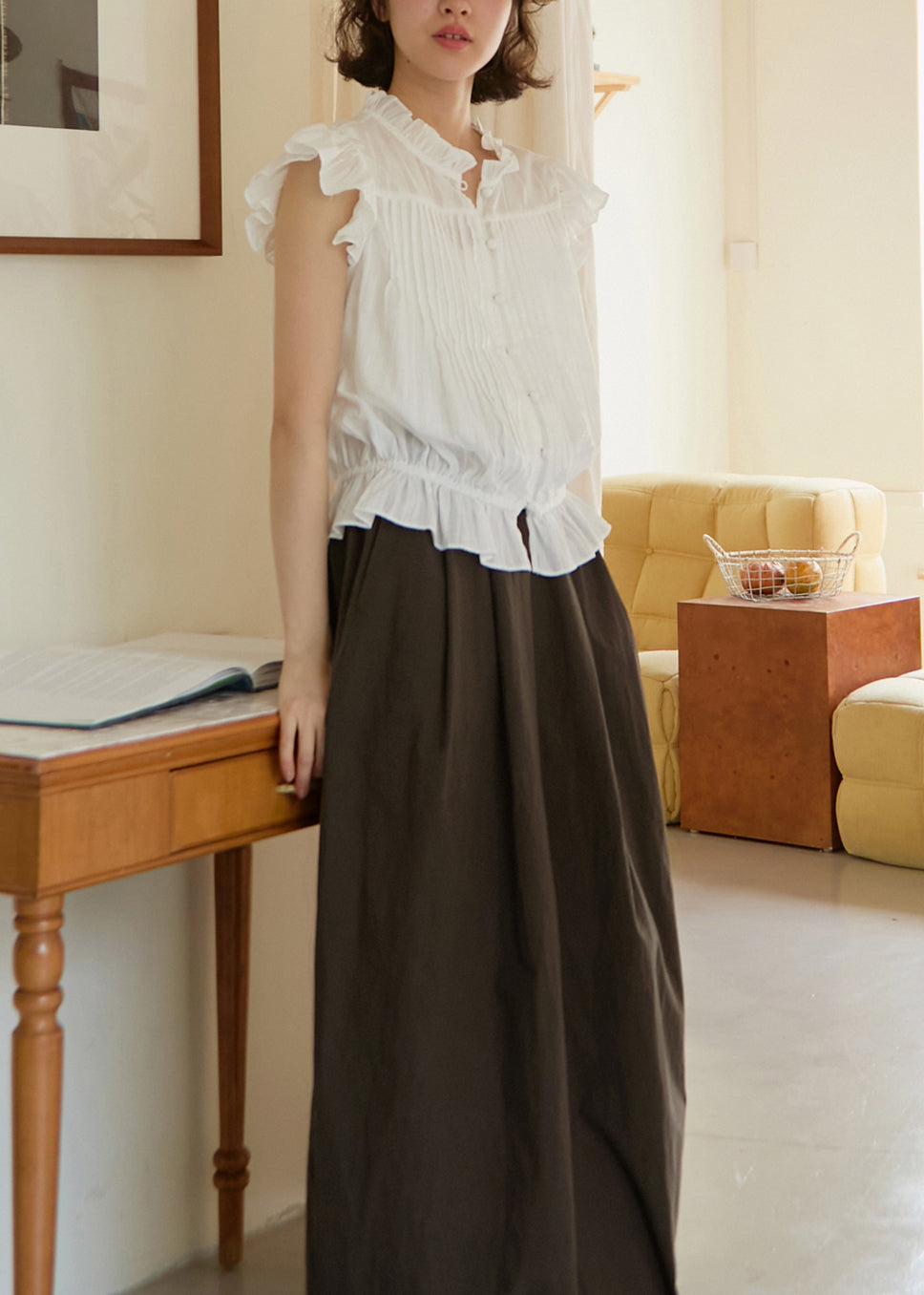 A Vintage Style Blouse with Delicate Timeless Details