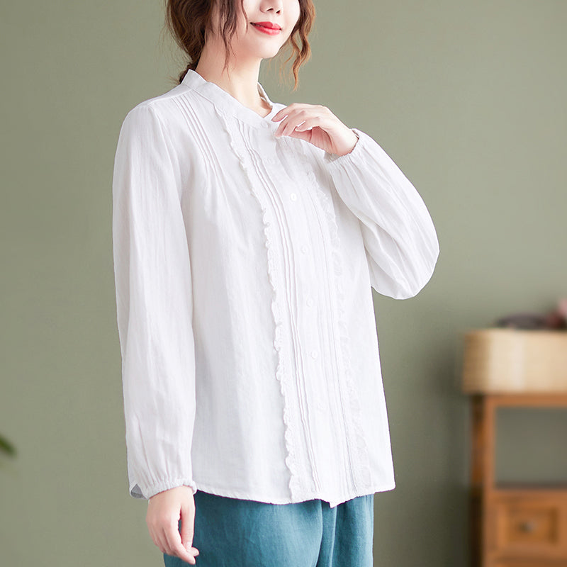 A Vintage Style Blouse with Delicate Timeless Details