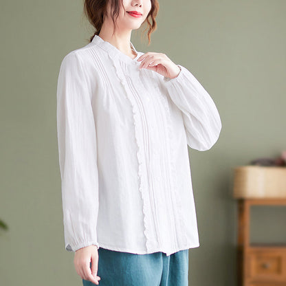 A Vintage Style Blouse with Delicate Timeless Details