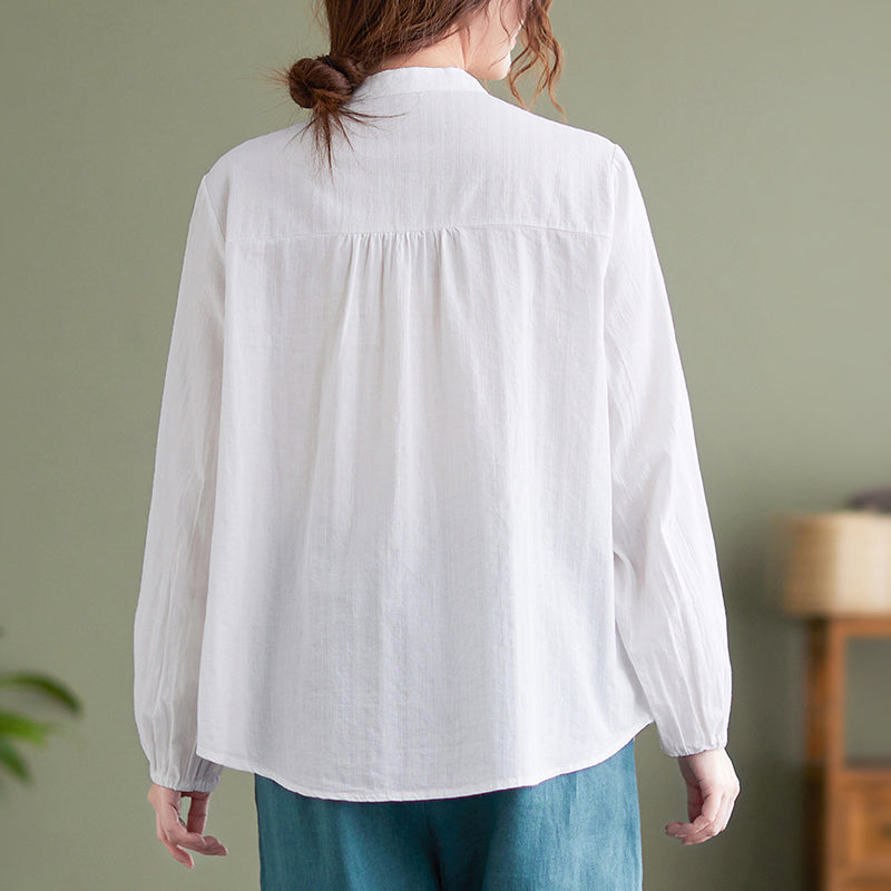 A Vintage Style Blouse with Delicate Timeless Details