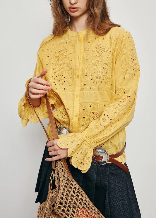 A Vintage Style Shirt with Delicate Timeless Details