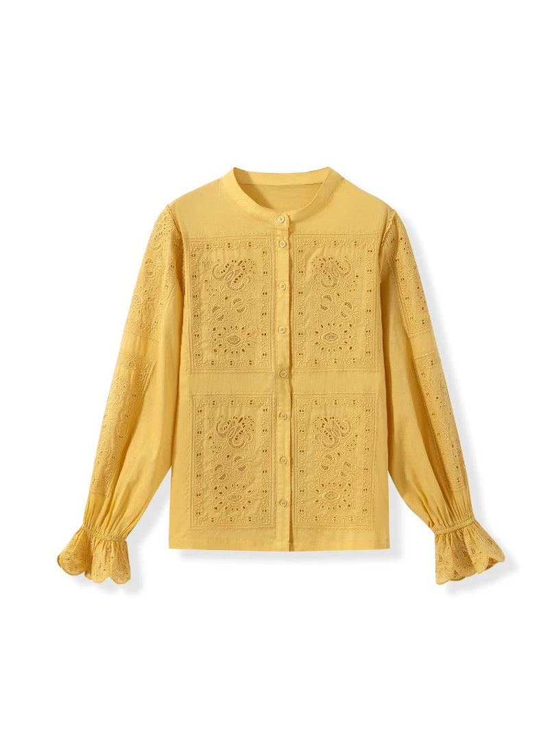 A Vintage Style Shirt with Delicate Timeless Details