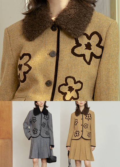 A Vintage Style Coat with Delicate Timeless Details