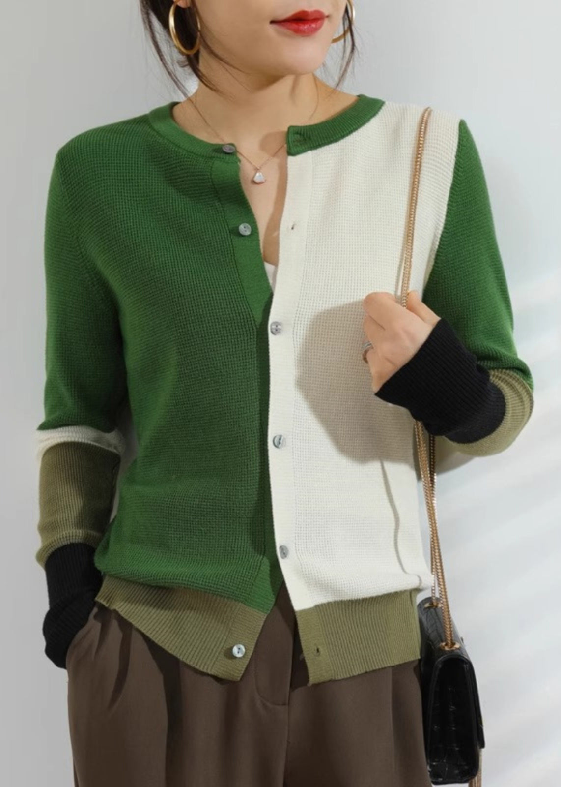A Vintage Style Cardigan with Delicate Timeless Details
