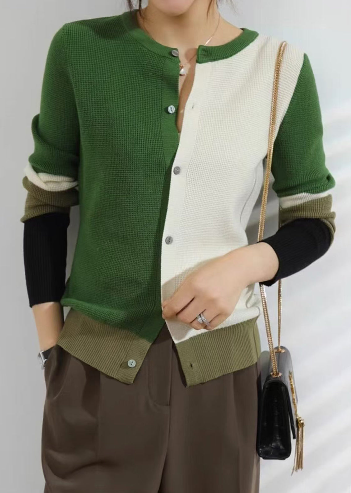A Vintage Style Cardigan with Delicate Timeless Details