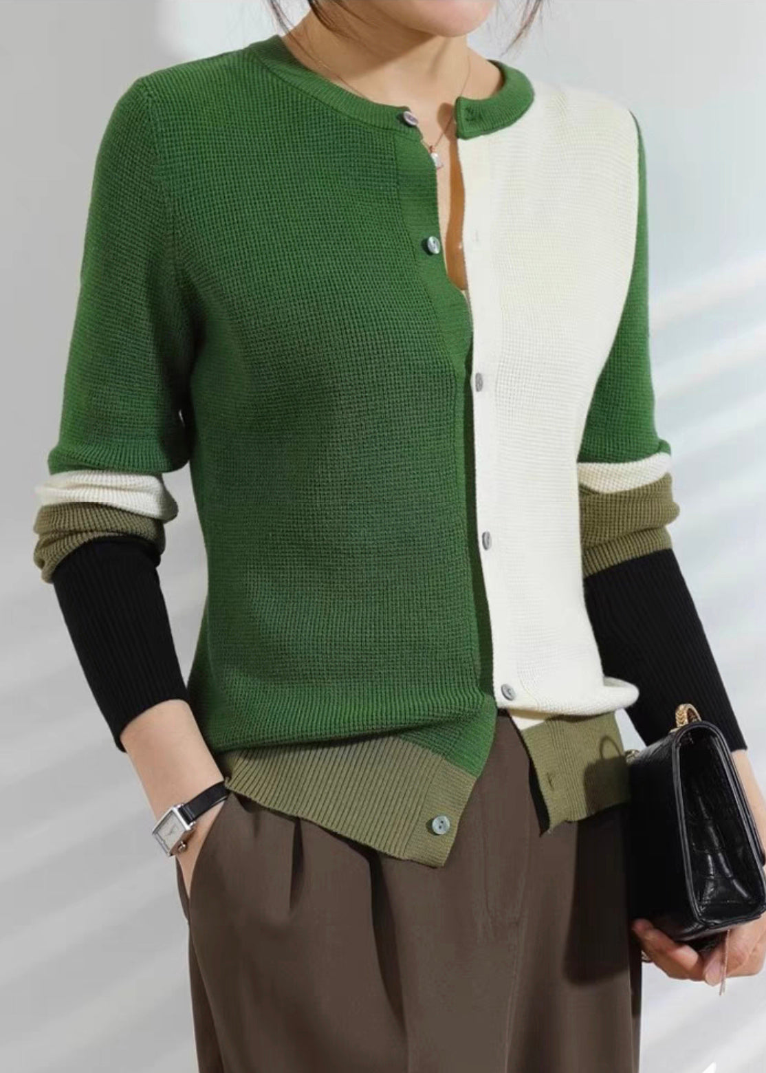 A Vintage Style Cardigan with Delicate Timeless Details