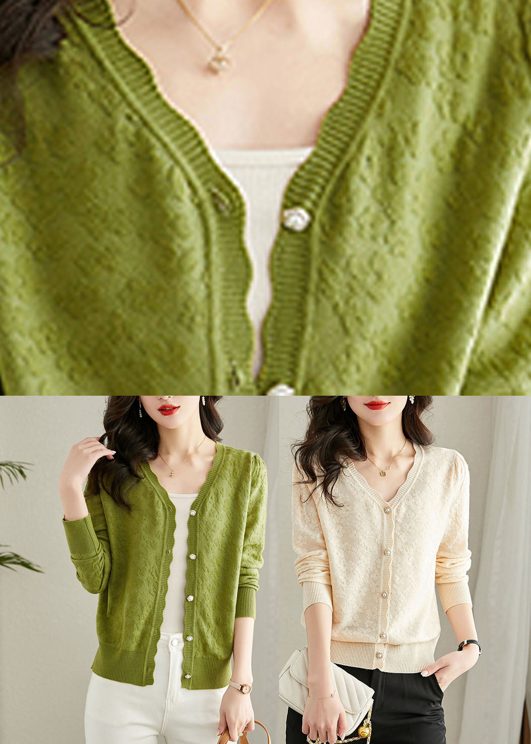 Beautifully Balanced Cardigan with Timeless Character