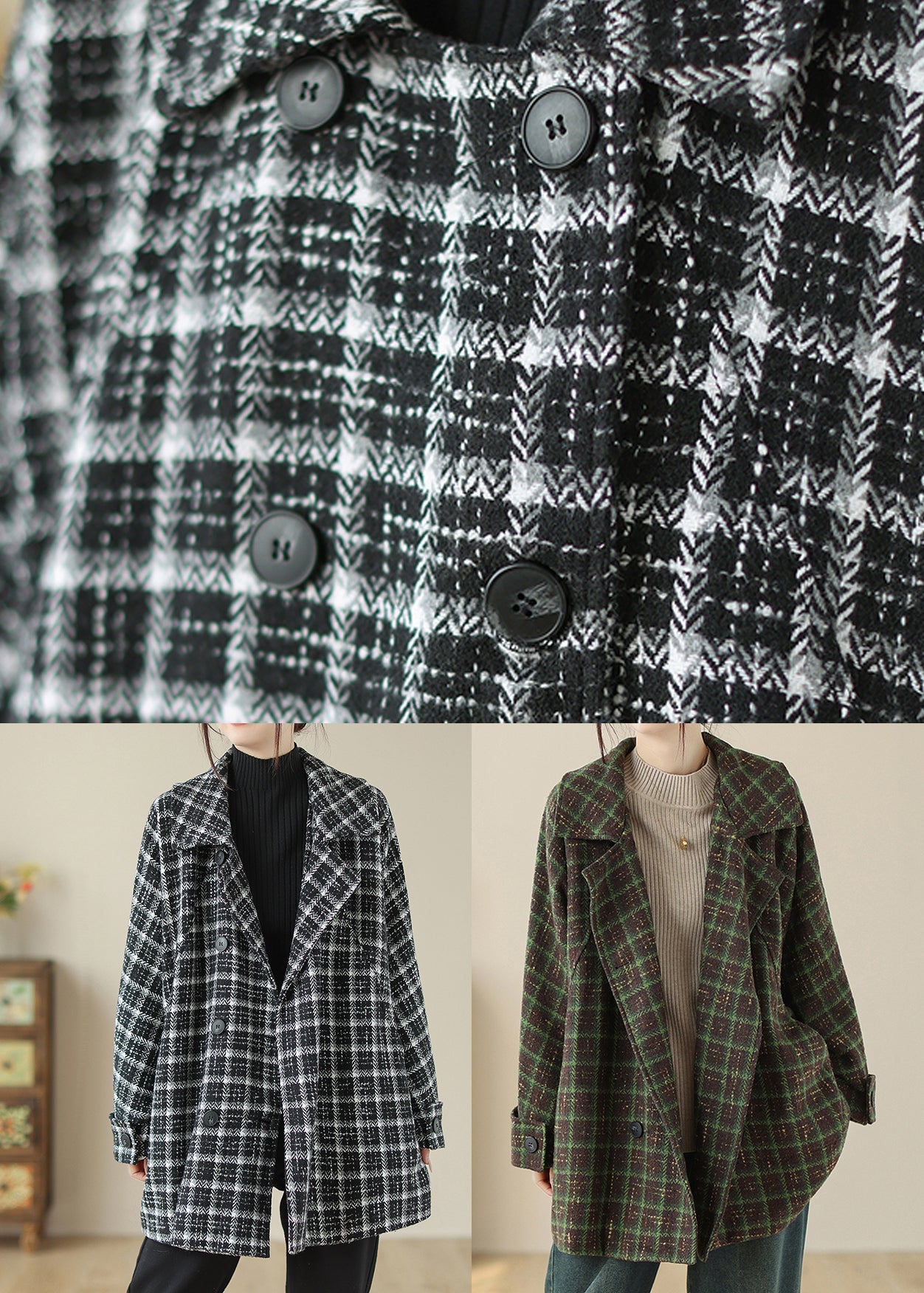 Well Tailored Coat with a Graceful Silhouette