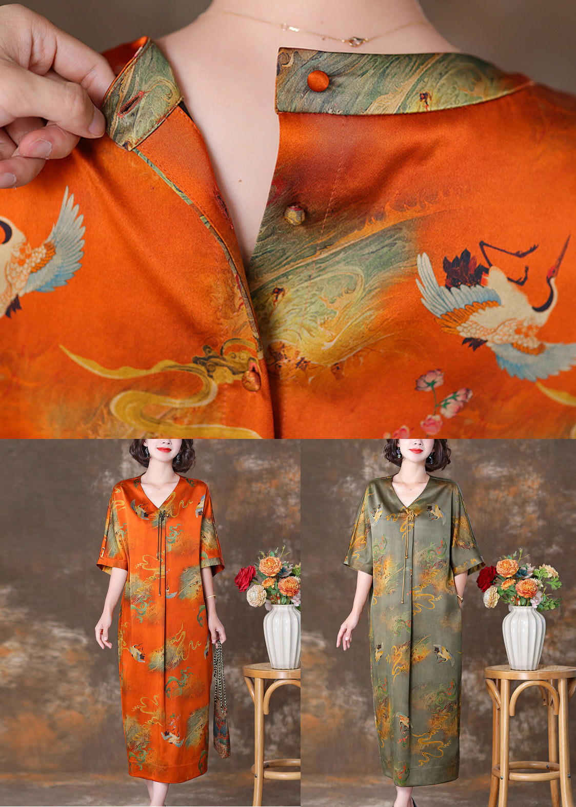 A Vintage Style Dress with Delicate Timeless Details