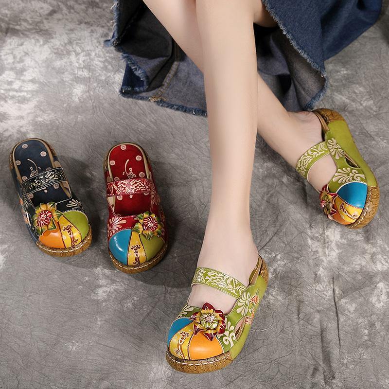 Vintage Inspired Orthopedic Sandals