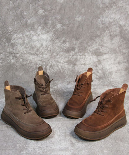 Classic Orthopedic Boots with Timeless Style