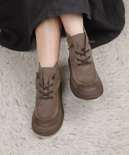 Classic Orthopedic Boots with Timeless Style