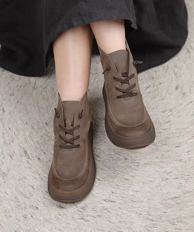 Classic Orthopedic Boots with Timeless Style