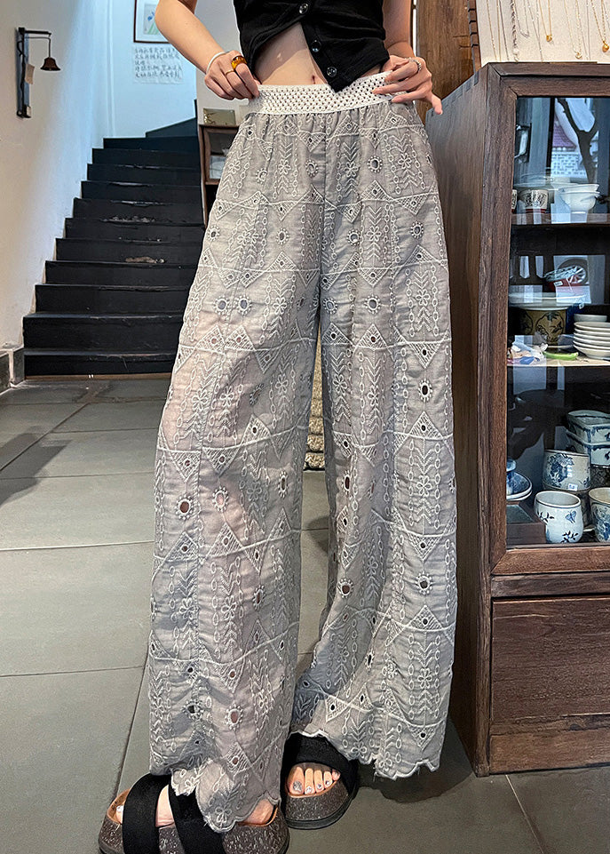 A Vintage Style Trousers with Delicate Timeless Details