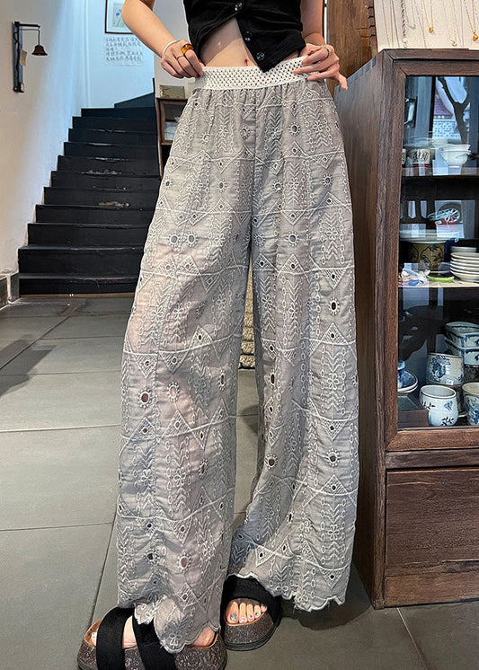 A Vintage Style Trousers with Delicate Timeless Details