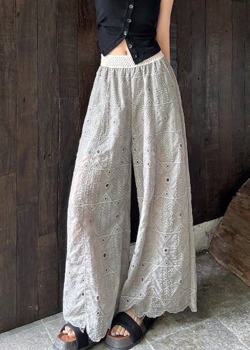 A Vintage Style Trousers with Delicate Timeless Details