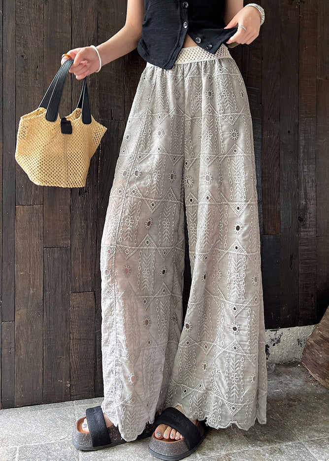A Vintage Style Trousers with Delicate Timeless Details