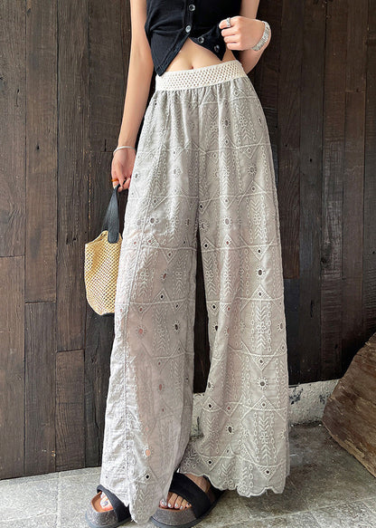 A Vintage Style Trousers with Delicate Timeless Details