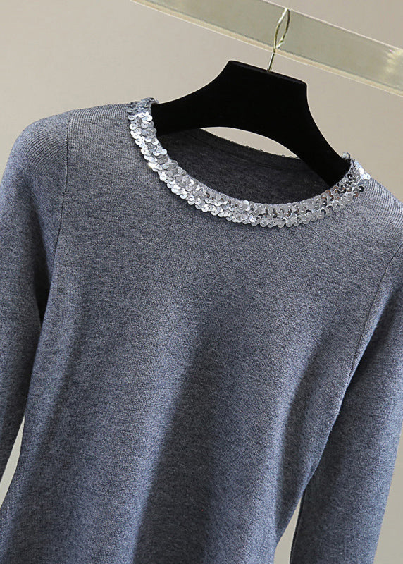 A Vintage Style Sweater with Delicate Timeless Details