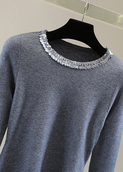 A Vintage Style Sweater with Delicate Timeless Details