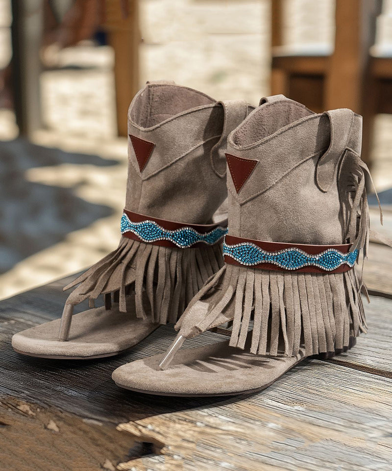 Chic Orthopedic Boots with Unique Design