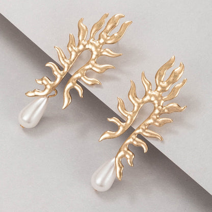 Delikat håndværks Perle Ørering