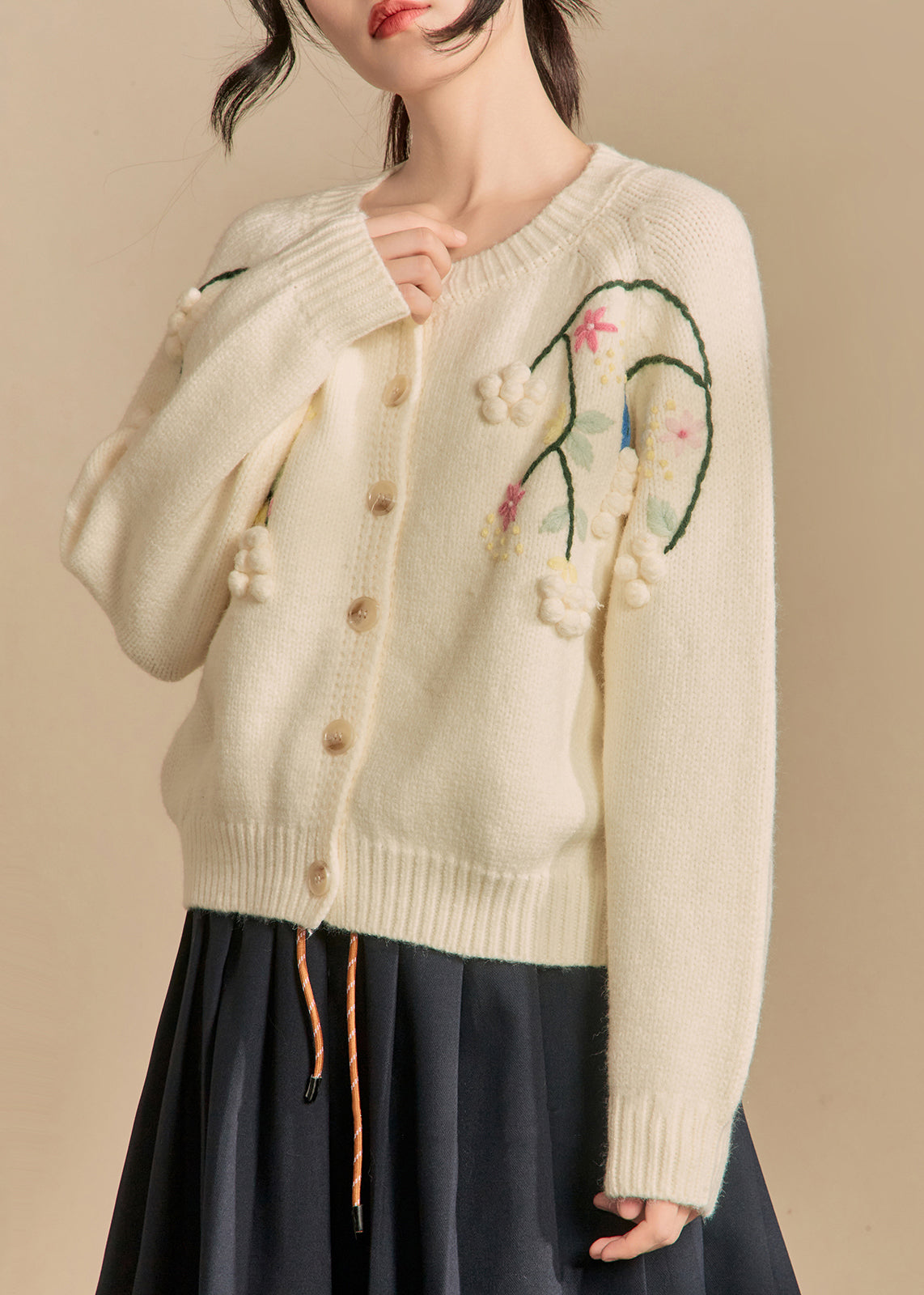Classic Vintage Cardigan with a Flattering Fit