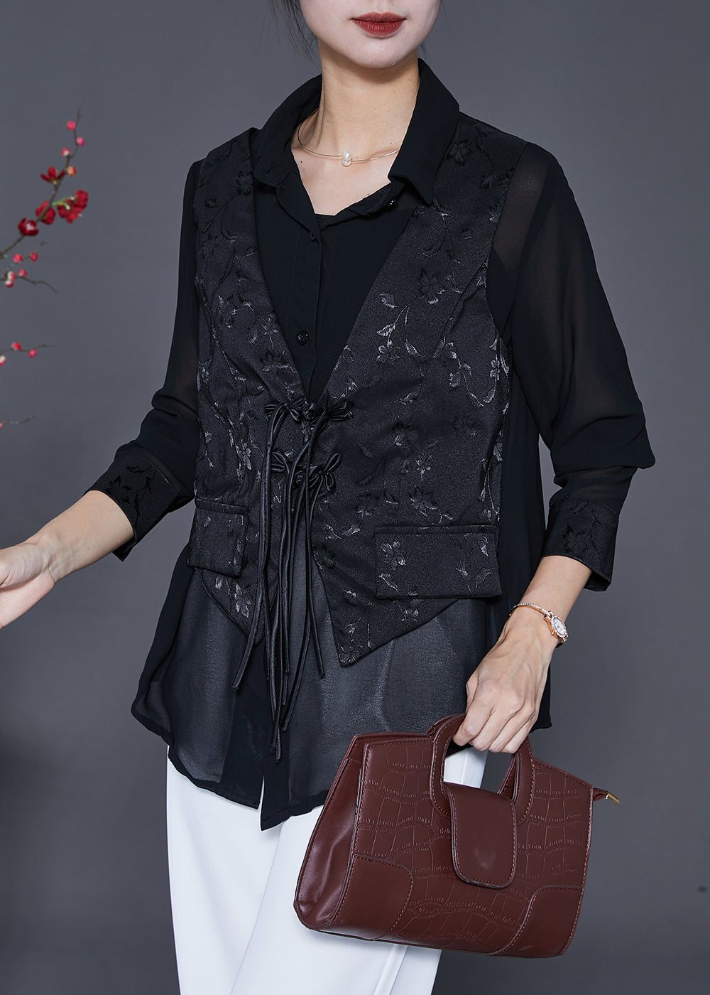 A Vintage Style Blouse with Delicate Timeless Details