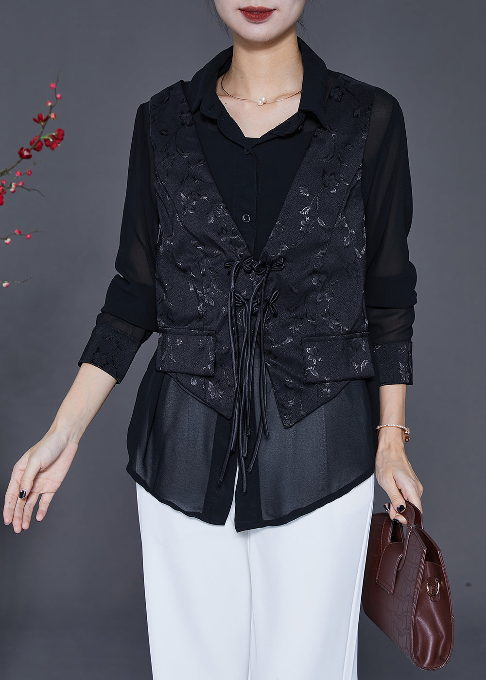 A Vintage Style Blouse with Delicate Timeless Details