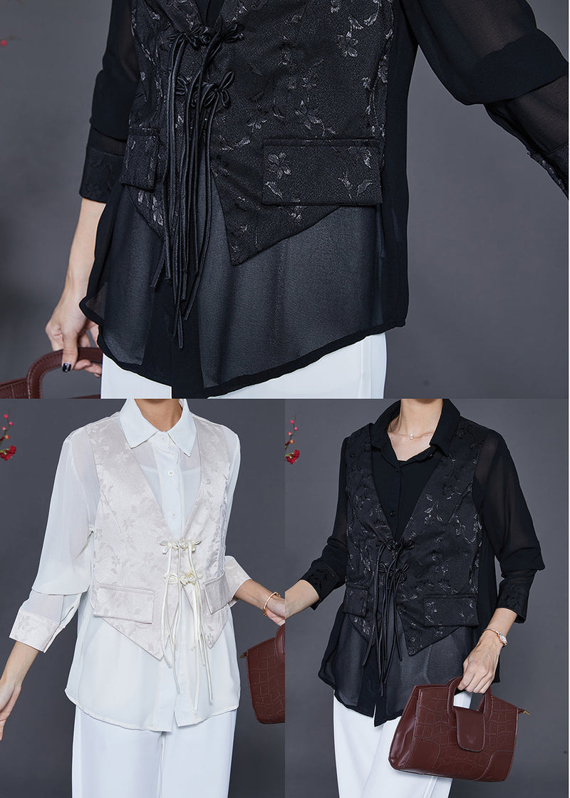 A Vintage Style Blouse with Delicate Timeless Details