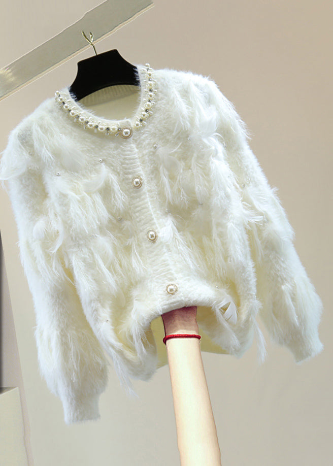 A Vintage Style Sweater with Delicate Timeless Details