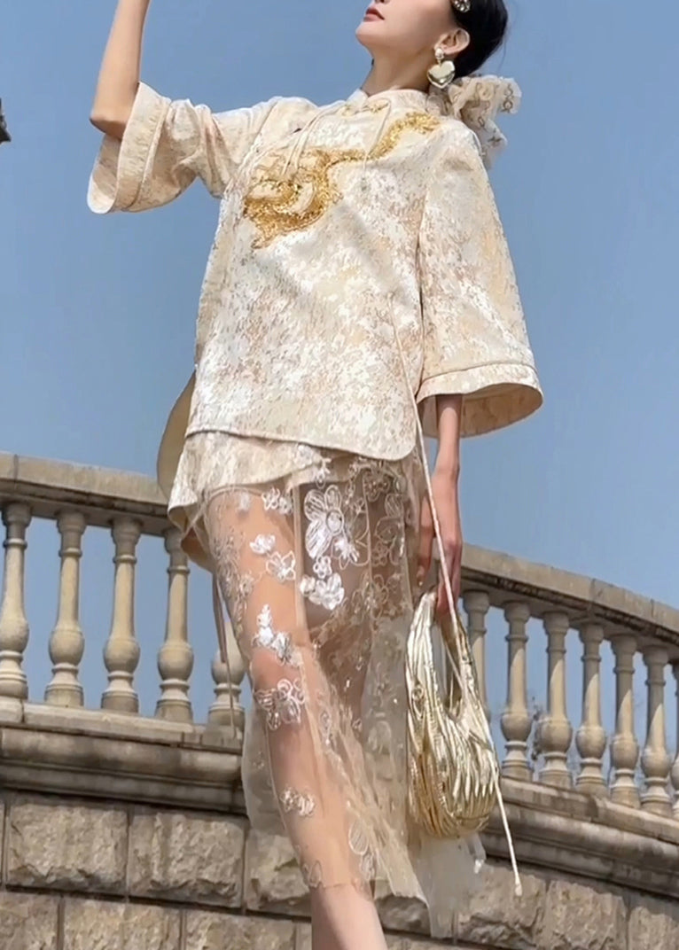 A Vintage Style Coat with Delicate Timeless Details