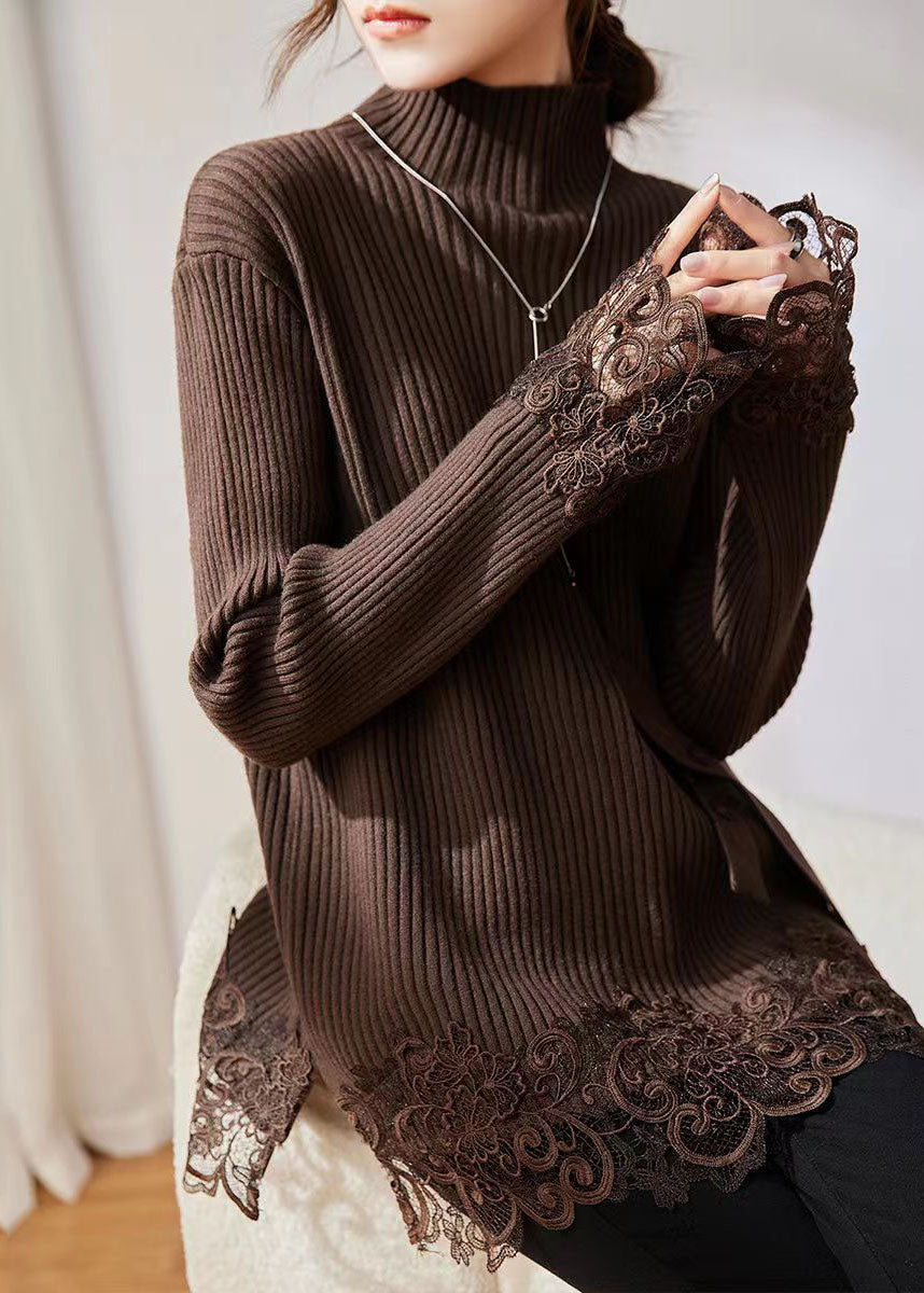 A Vintage Style Sweater with Delicate Timeless Details