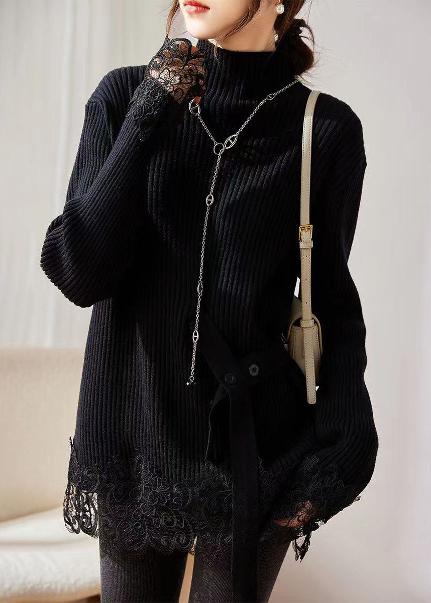 A Vintage Style Sweater with Delicate Timeless Details