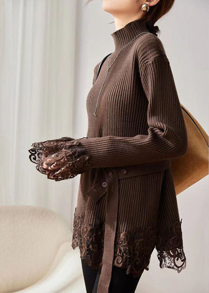 A Vintage Style Sweater with Delicate Timeless Details
