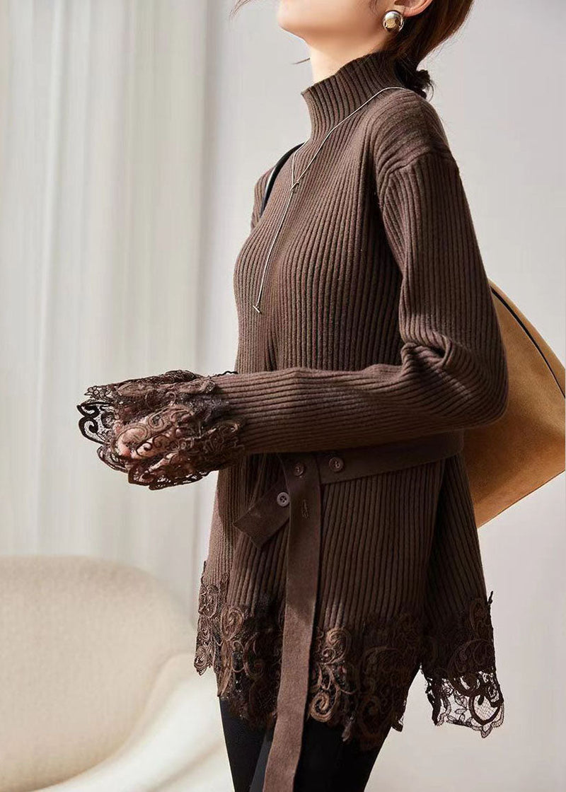 A Vintage Style Sweater with Delicate Timeless Details