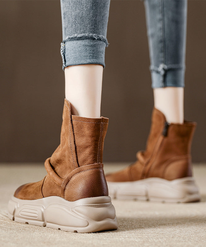 Chic Orthopedic Boots with Unique Design