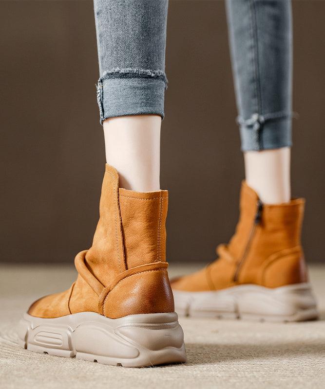 Chic Orthopedic Boots with Unique Design
