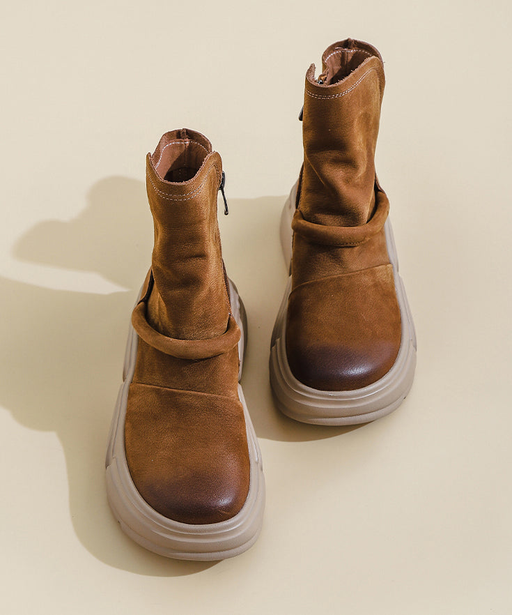 Chic Orthopedic Boots with Unique Design