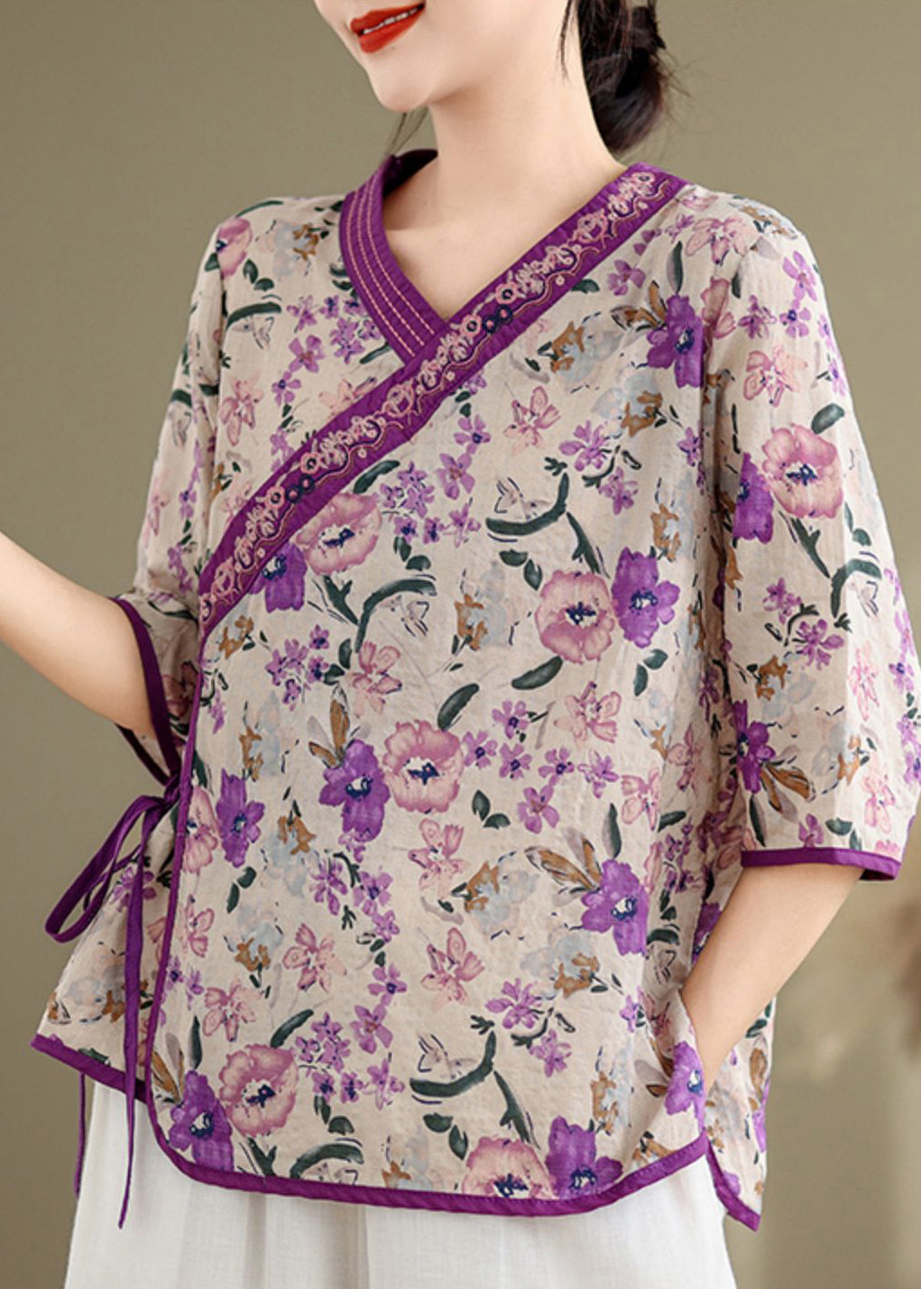 A Vintage Style Shirt with Delicate Timeless Details