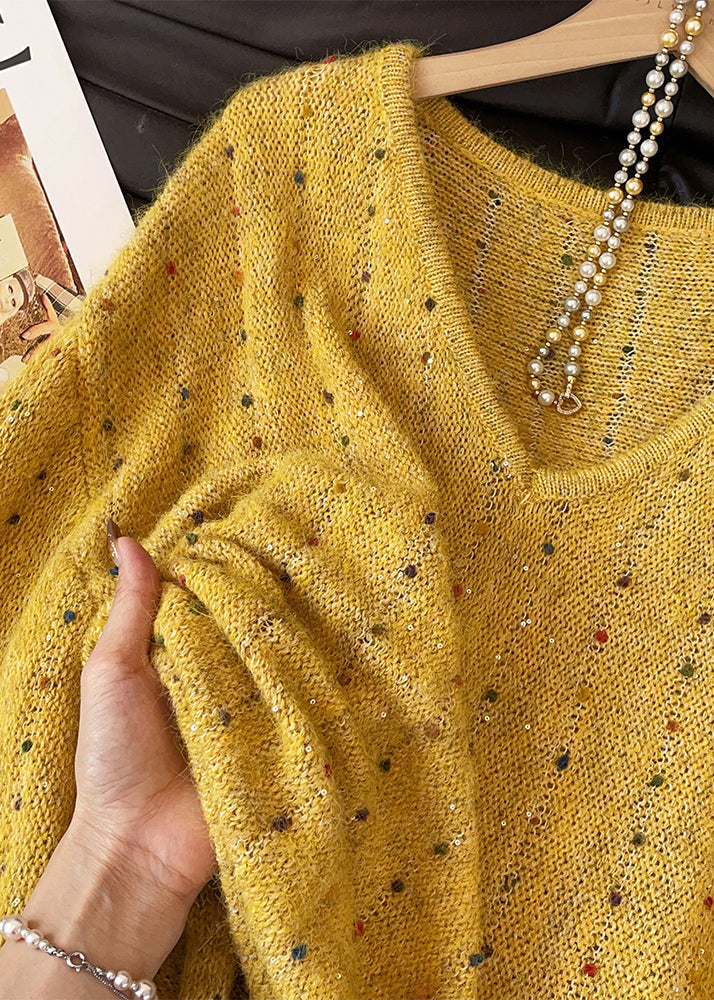 A Vintage Style Sweater with Delicate Timeless Details