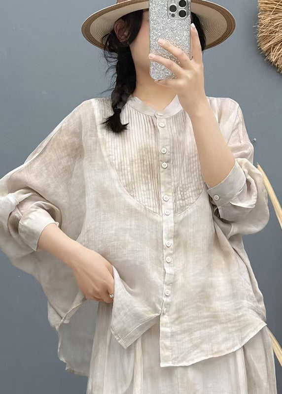 A Vintage Style Shirt with Delicate Timeless Details