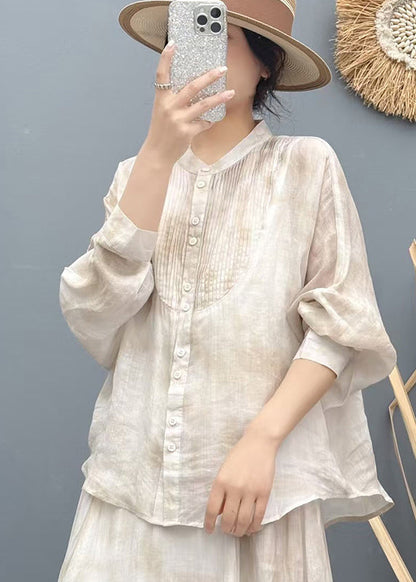 A Vintage Style Shirt with Delicate Timeless Details