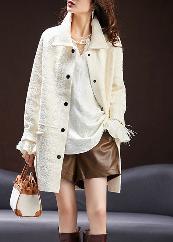 A Vintage Style Coat with Delicate Timeless Details