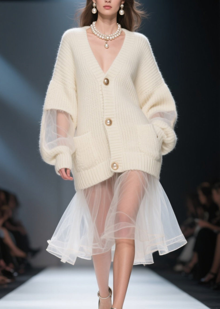 Classic Vintage Cardigan with a Flattering Fit